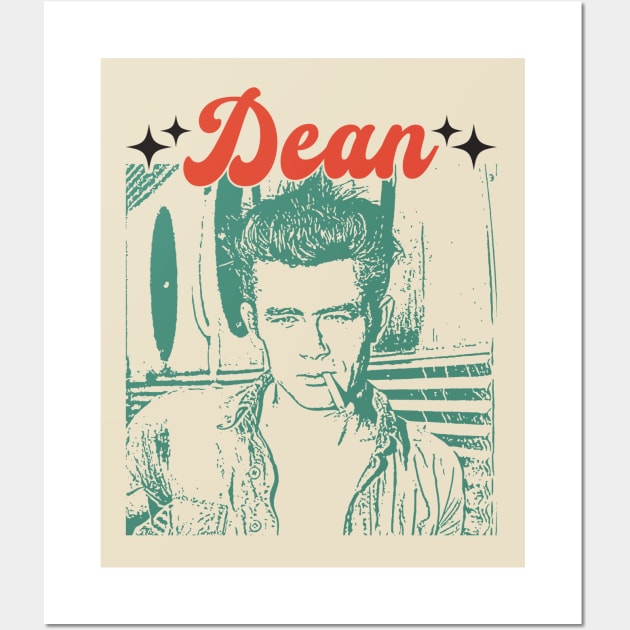vintage dean Wall Art by Mandegraph